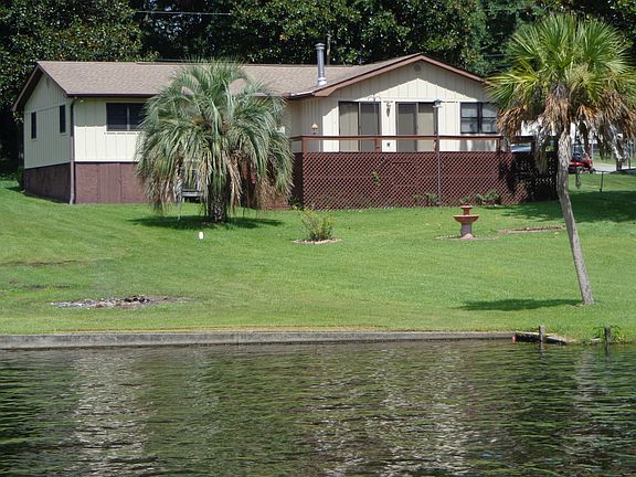 Lake view of house