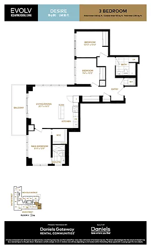 Floor plan Desire