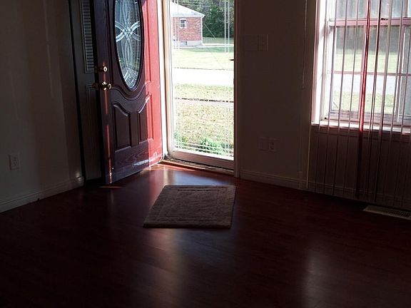 Living room front door entrance