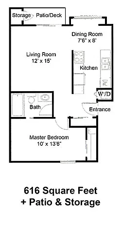 Floor plan 1X1