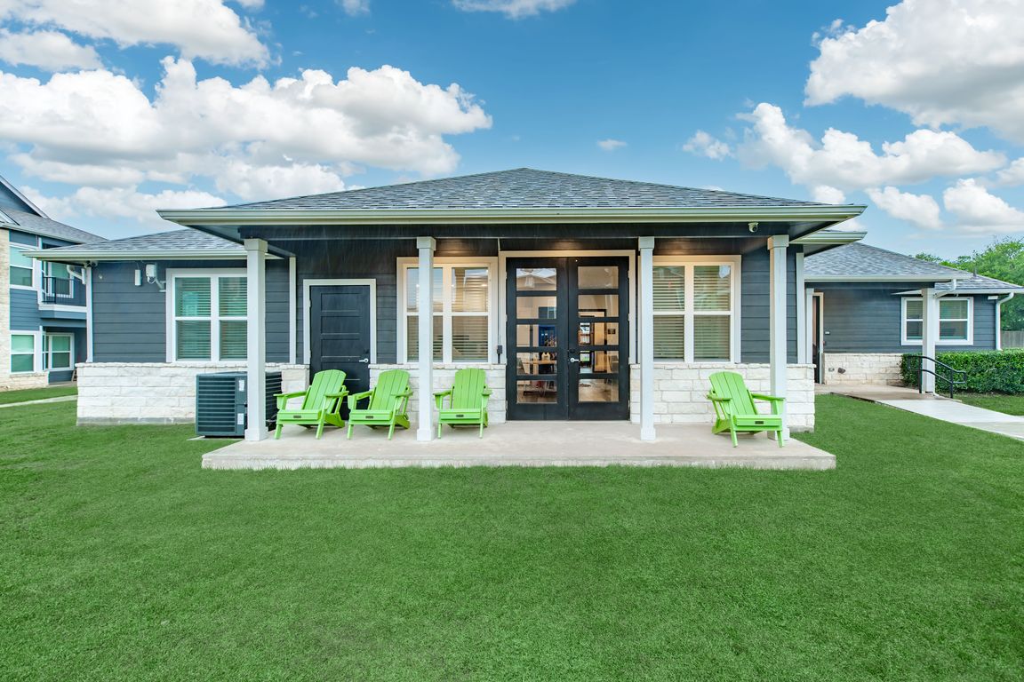 On-site leasing center exterior