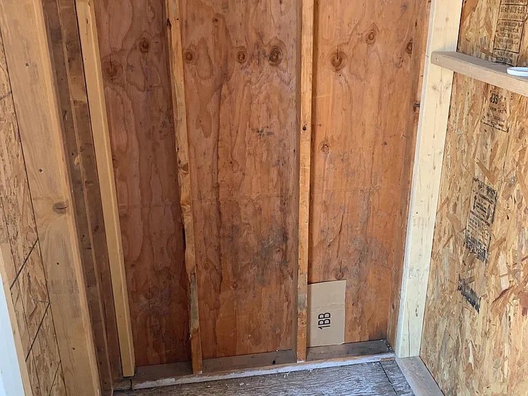 Inside storage unit.