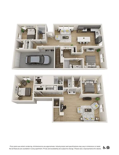 Floor plan Capri (Finished Basement)