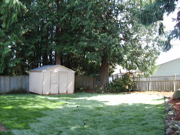 Back yard and Shed