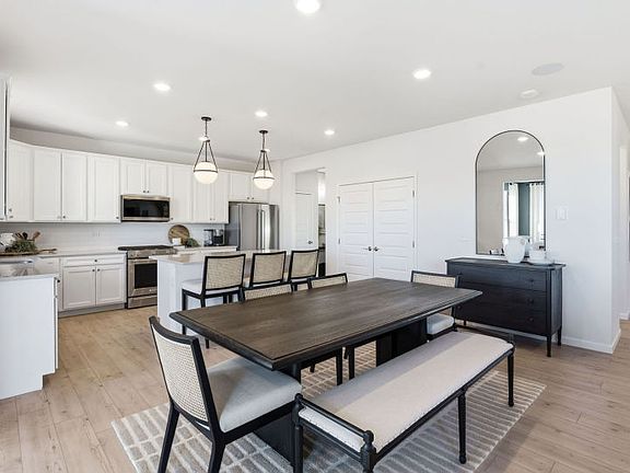 Cafe, Adjacent to Gathering Room, Kitchen, and Optional Sunroom