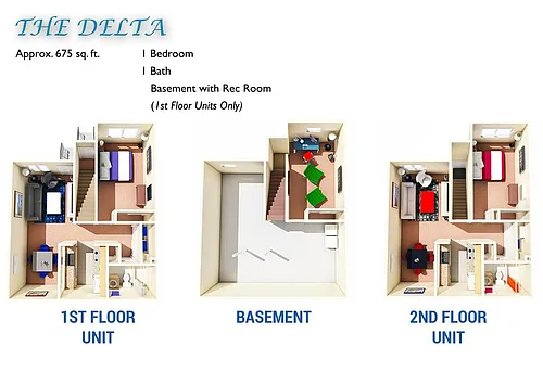 Floor plan The Delta + Basement