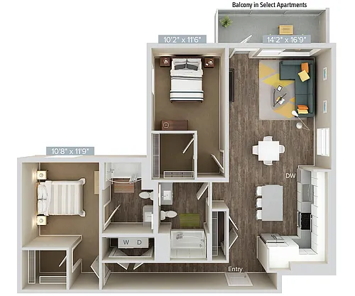 Floor plan B16-1161