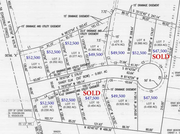 LOT 12 Shady Ln, Lufkin, TX 75904