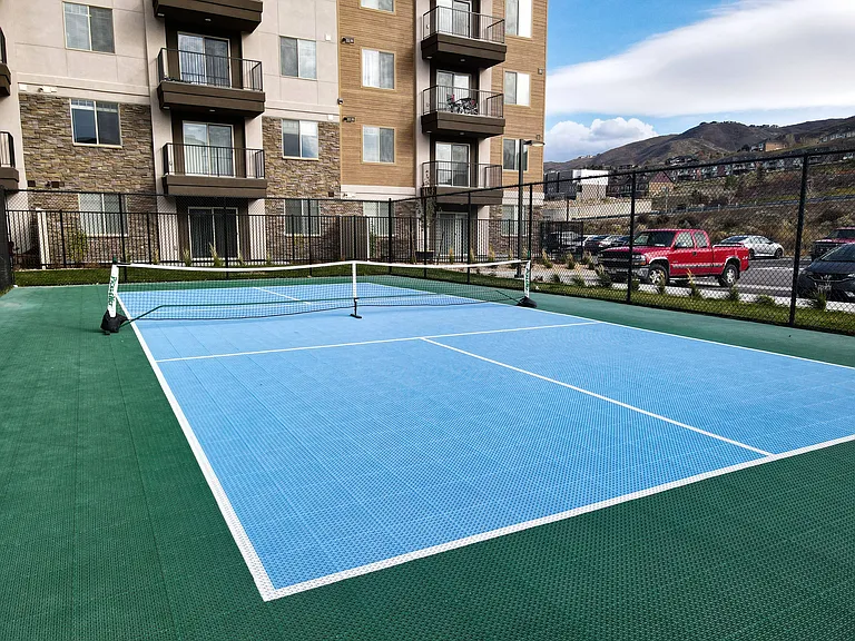Pickleball Courts and Basketball