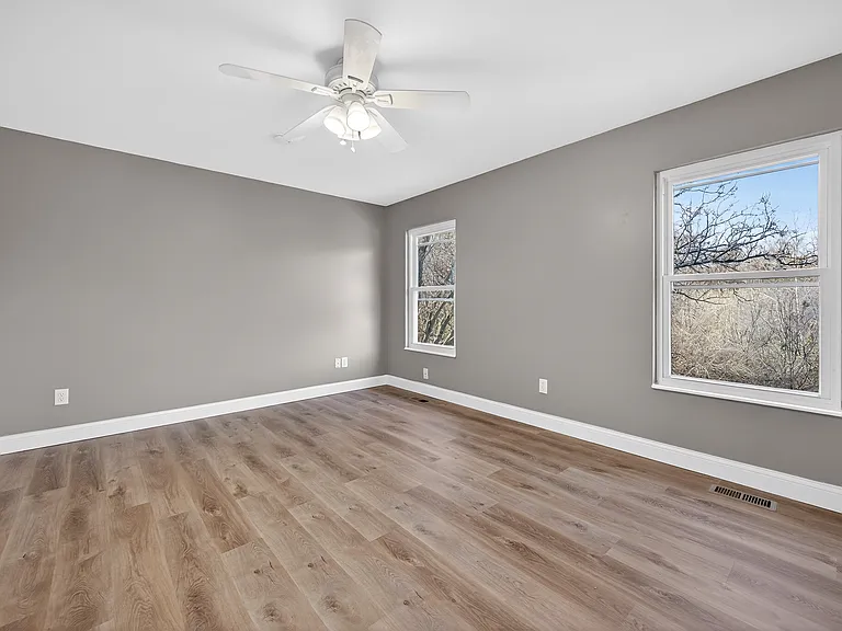 Spacious primary bedroom