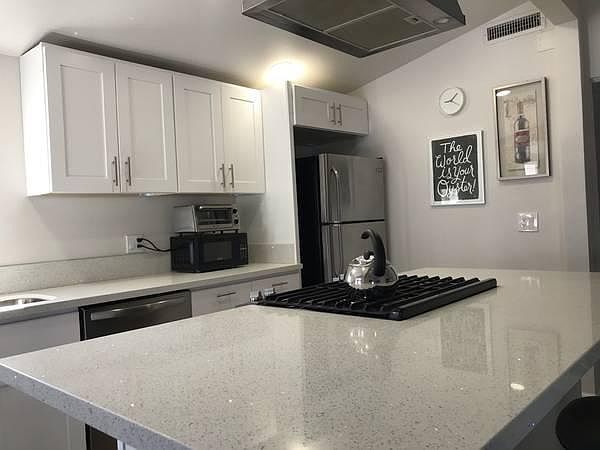 Freshly renovated open kitchen