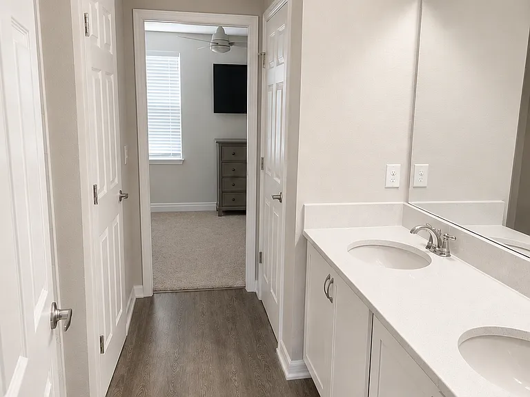 2nd floor - his/her full bath