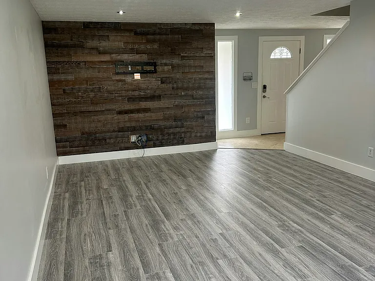 living room wall for TV and entertainment