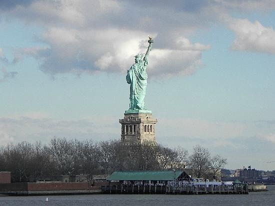 Lady Liberty nearby