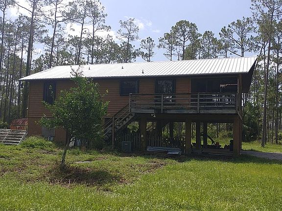 North side of the house