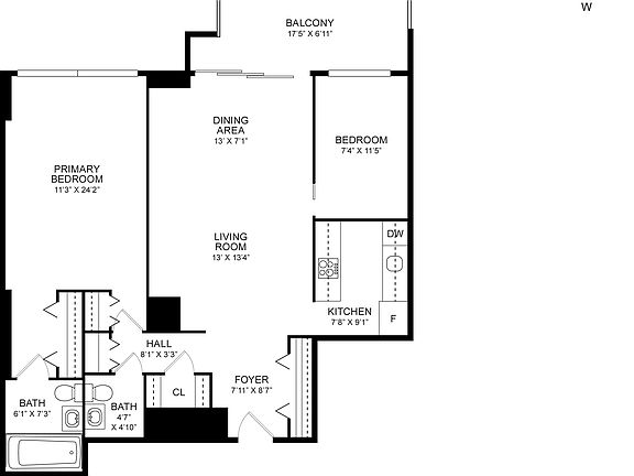 2nd image of 58 W 58th St APT 5A