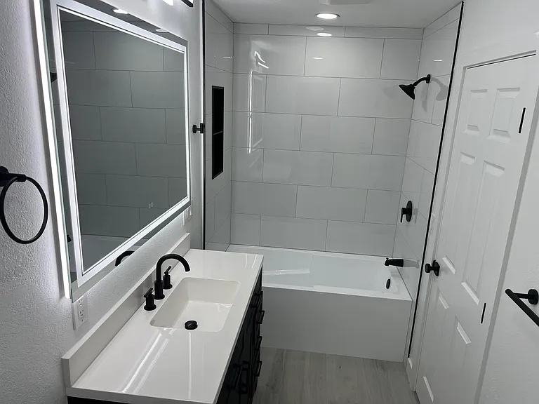 Beautiful brand new bathroom on main level