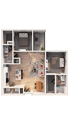 Floor plan B2