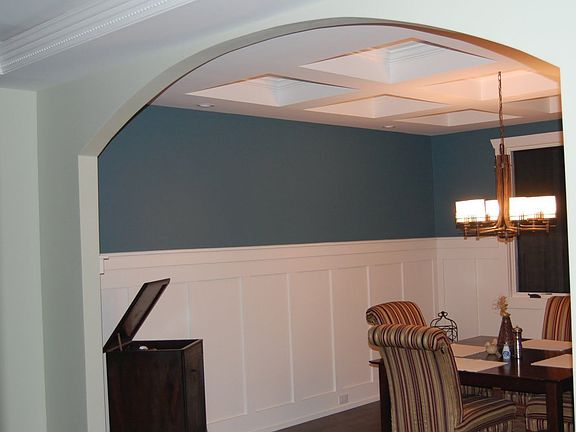 Arched  Dining Entrance