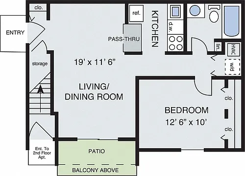 Floor plan The Birch Garden