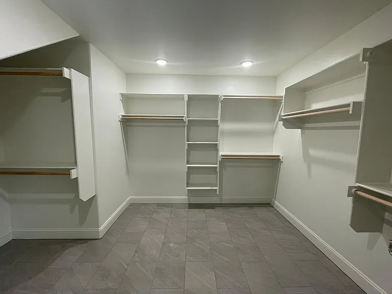 Primary bedroom's huge closet