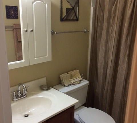 Bathroom in unit