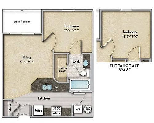 Floor plan Tahoe