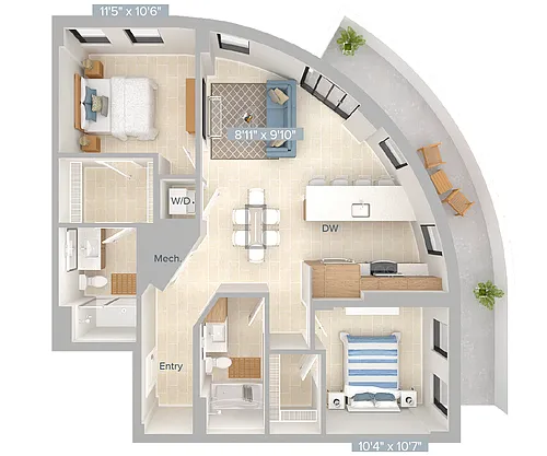 Floor plan B5