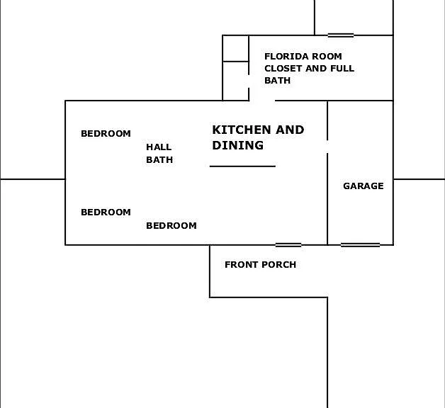 FLOORPLAN SKETCH IS NOT TO SCALE