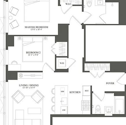 2nd image of 3 Court Sq APT 4712