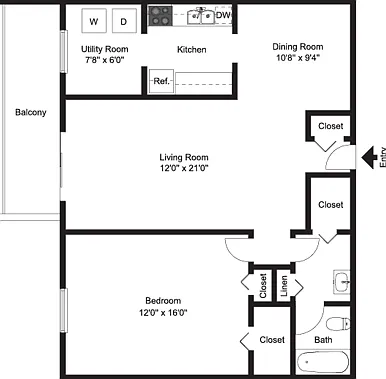 One Bedroom One Bedroom