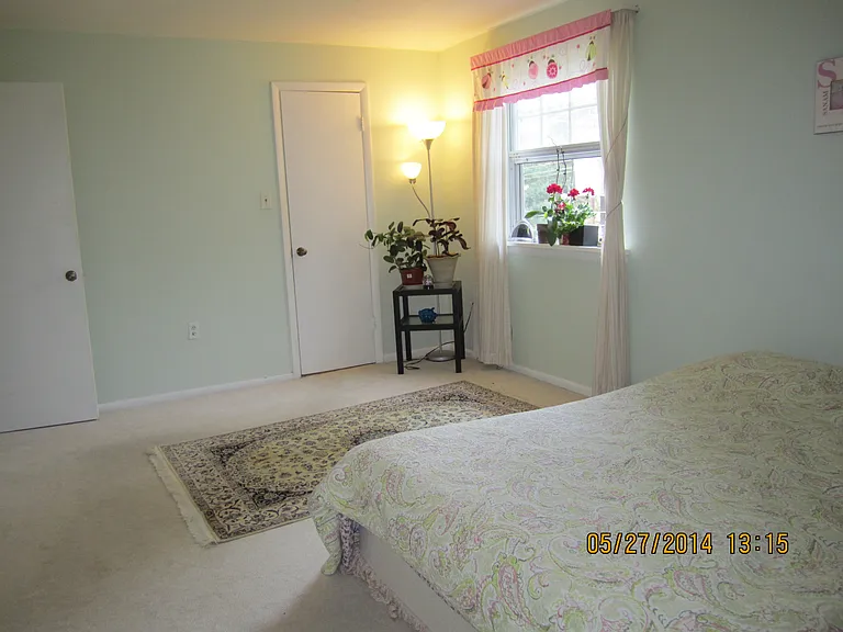 A potential setting for the bedroom- NOTE: the apartment is unfurnished.