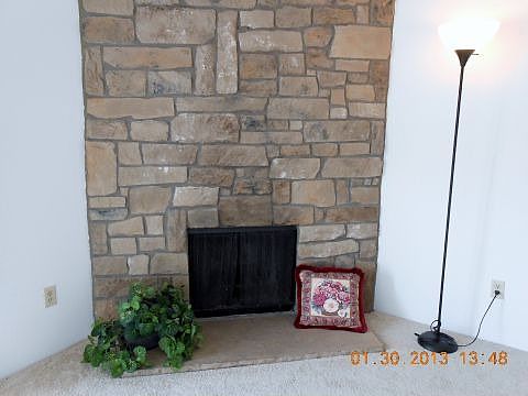 Corner Stone Fireplace