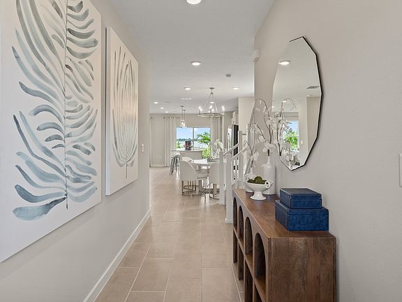Ponte Vedra Model Home Entry Interior at Willowbrook North by DRB Homes in Winter Haven FL