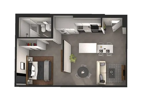 Floor plan 417-445
