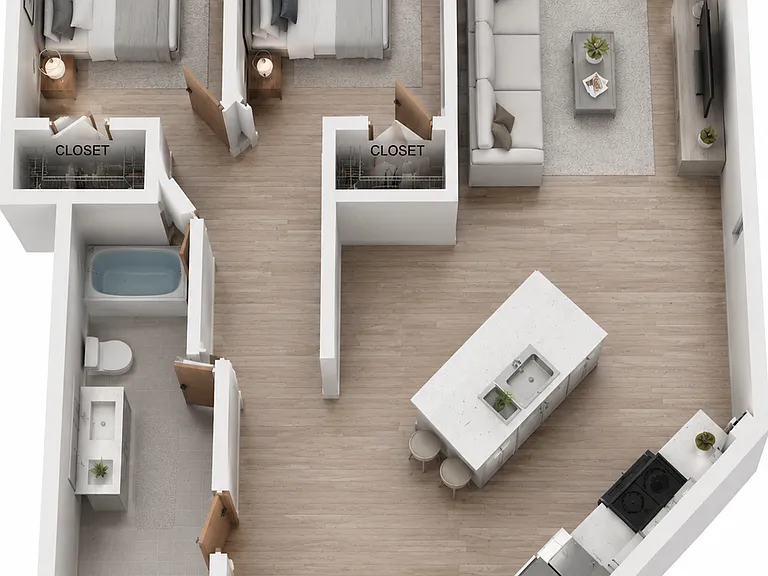 Floorplan 1100 sq feet
