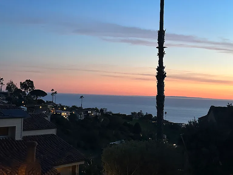 Sunset from front deck