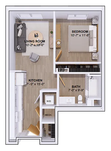 Floor plan 6A-1M
