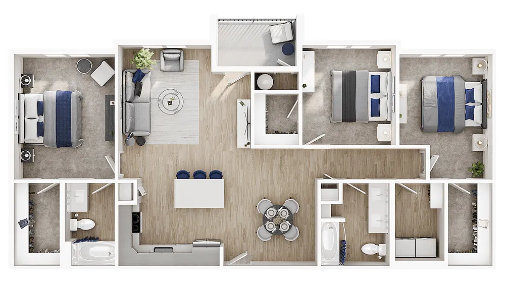 Floor plan 3X2 A