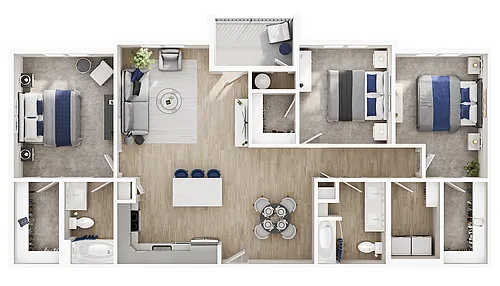 Floor plan 3X2 A