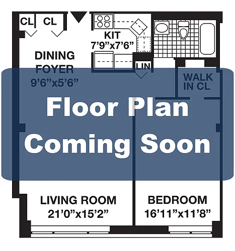 Floor plan 2 Bed 1.5 Bath