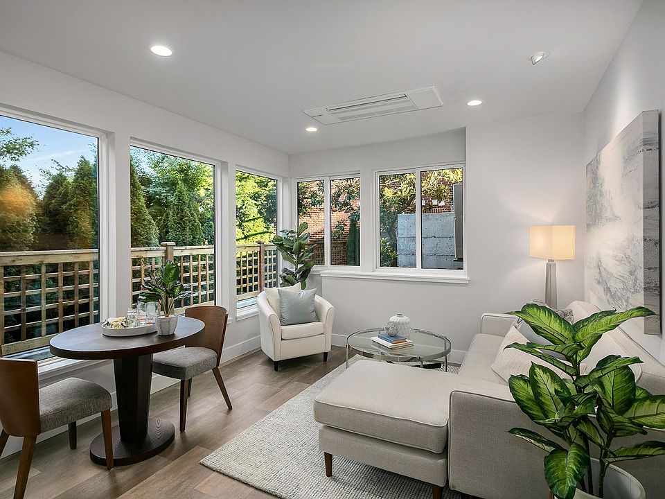 Living area looking over the private garden