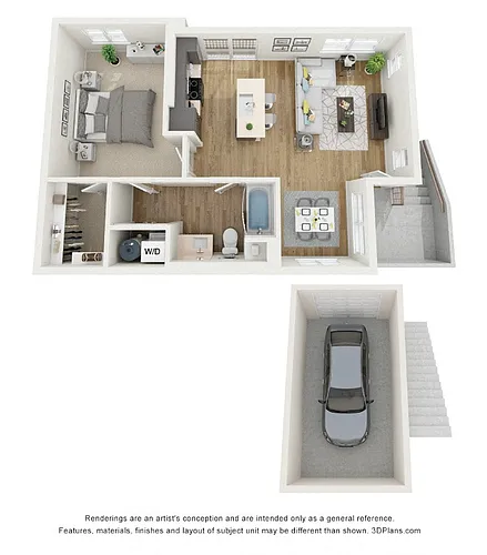 Floor plan Carriage + Garage