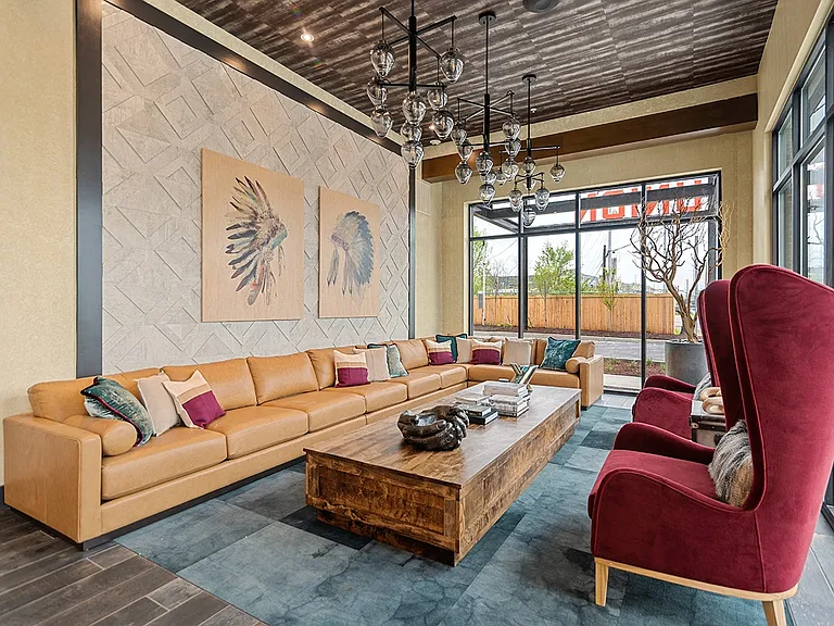 Welcoming Leasing Lobby