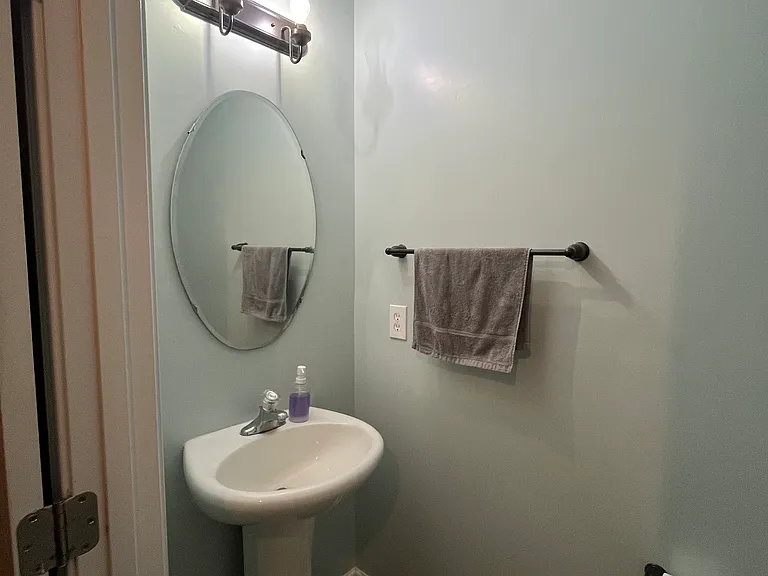 Main floor, half bath