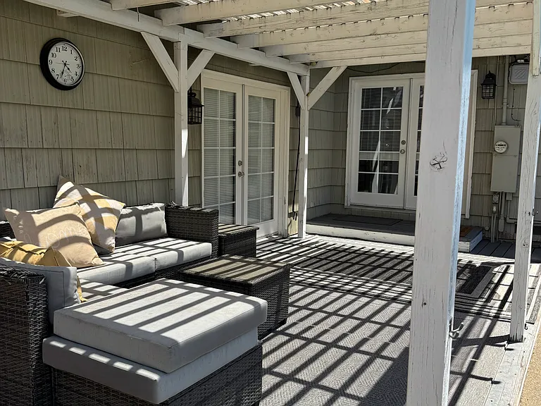 Deck outside the dining room