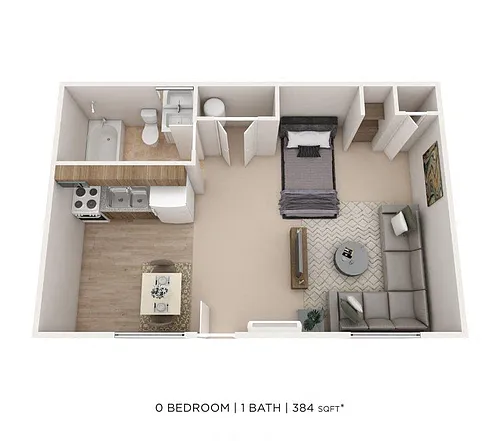 Floor plan Studio