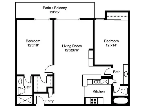 Floor plan 989