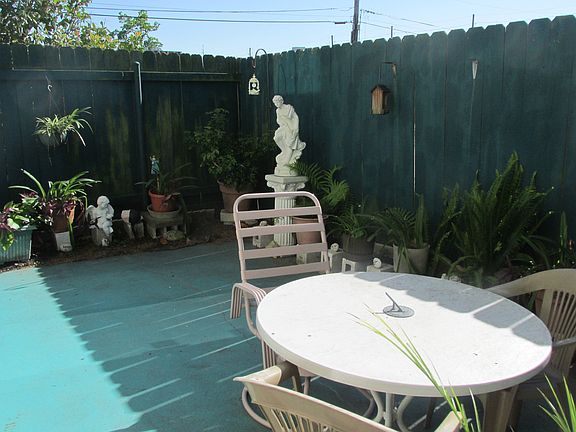 Large, quiet patio