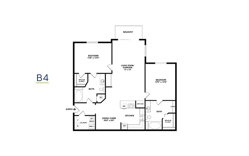 Floor plan B4 - WF
